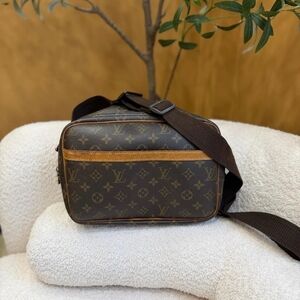 Louis Vuitton Brown Monogram Reporter Bag